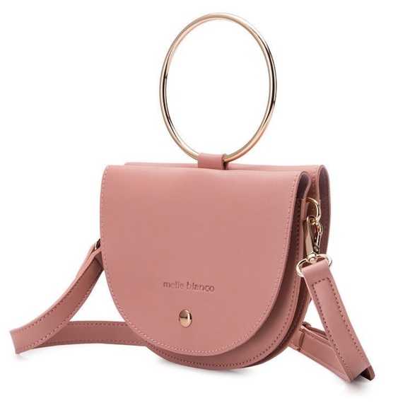 Melie Bianco Handbags - NWT GIMBI VEGAN CROSSBODY - BLUSH